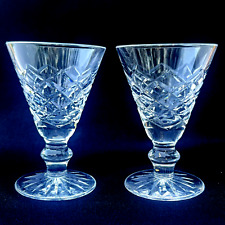 Waterford Crystal Vintage Cordial Glasses Adare Pattern Discontinued 2-7/8