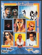 Dirty Dog Eyewear Australia 2000s Print Advertisement 2002 Surf Skate Snow picture