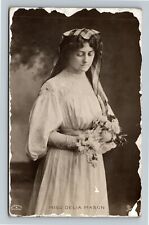 RPPC Miss Delia Mason c1906 Vintage Postcard picture