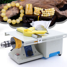 Mini Gem Grinding Polishing Machine Table Rock Saw Jewelry Lapidary Equipment US picture