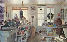 Maine Alna Puddle Dock Country Store 1960s Sinclair interior Postcard 21-14424 picture