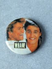 Vintage 80s Wham Pin BADGE  picture
