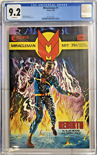 MIRACLEMAN  #1 CGC 9.2 GRADED ALAN MOORE GARRY LEACH ECLIPSE COMICS 1985 picture