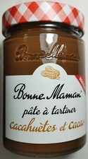 One Bonne Maman Jar Spread Chocolate Peanuts — 12.34 oz. 350g Rare picture