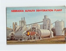 Postcard Alfalfa Dehydration Plant Nebraska USA picture