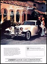 1980 1981 Zimmer Golden Spirit Vintage Advertisement Car Print Ad D126 picture