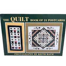 The Quilts A Book of 21 Glossy Postcards Photography By Keith Baum Vintage 1996 picture