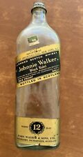 vintage johnnie walker black label bottle gallon Empty Empty Bottle picture