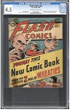 Flash Comics #Nn 1946 DC Comics 4.5 CGC Rare Wheaties Giveaway Hawkman - Pop 56 picture