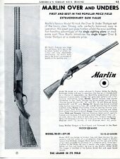 1947 Print Ad of Marlin Model 90 90ST Over & Under Shotgun picture