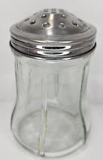 Vintage 5”  Glass Dripcut Starline Corp USA Cheese Red Pepper Sugar Shaker 910 picture