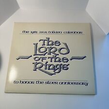 VINTAGE 1981 THE LORD OF THE RINGS J.R.R. TOLKIEN SILVER ANNIVERSARY CALENDAR  picture