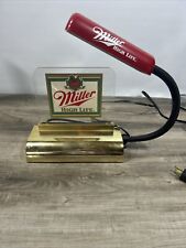 RARE VINTAGE MILLER HIGH LIFE DESK TOP LIGHT UP SIGN Tested And Working picture