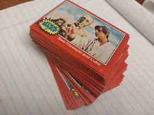 1977 Star Wars Topps Series 2 Red 62 Of 66 Card Set. 1 Owner Since 1977=Me picture