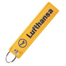 Lufthansa Germany Airline Carrier Air Airplane Keychain Key Tag Chain USA Ship picture
