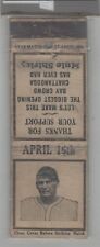Matchbook Cover 1930s Star Match Co Mule Shirley 1935 Chattanooga Lookouts picture