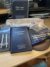 Military Issue Pilot Air Navigation Tools Lot with Bag.   & Charity. picture