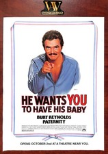 Paternity Burt Reynolds Vintage Original Magazine Movie Ad picture