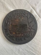 Miamisburg Ohio 1976 from the adena to the atom CAST IRON TRIVET Barry Foundry picture