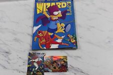 WIZARD The Guide to Comics Magazine #28 December 1993 Bart Simpsons with 2 cards picture