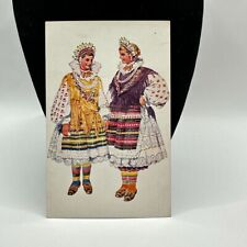 Croatian National Wear costume Vladimir Kirin Vintage Postcard 13 Yugoslavia picture