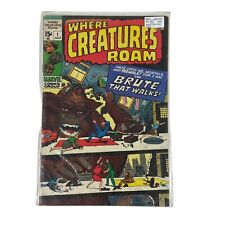 Where Creatures Roam Comic Issue 1 July 1970 Marvel picture