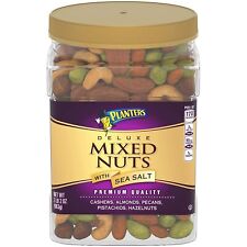 Planters Deluxe Salted Mixed Nuts with Sea Salt, Cashew, Almonds, Pecan etc 2lbs picture