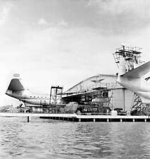 Saunders Roe Princess Flying Boat On The Slipway Cowes Old Photo picture