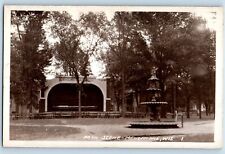 Menomonie Wisconsin WI Postcard RPPC Photo Park Scene c1910's Unposted Antique picture
