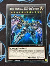 Yugioh Divine Arsenal Aa-Zeus - Sky Thunder BLMR-EN084 Secret Rare 1st Edition picture