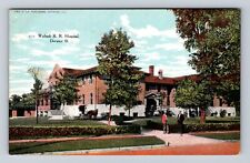 Decatur IL-Illinois, Wabash R R Hospital, Antique, Vintage Postcard picture