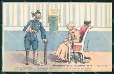 WWI WW1 Propaganda Patriotic War Kaiser Wilhelm Franz Joseph postcard XF3243 picture