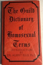 THE GUILD DICTIONARY OF HOMOSEXUAL TERMS 1965 GUILD PRESS VINTAGE GAY INTEREST picture