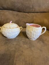 antique creamer and sugar bowl. Real China. Very Fragile picture