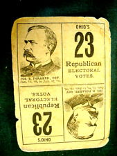 1888 Political Euchure Card U. S. State OHIO, Joseph B. Foraker Governor picture