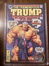 THE TREMENDOUS TRUMP #nn 2017 WHITE PAGES HULK #1 COVER SWIPE RARE RAW COPIES picture