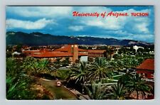 Tucson AZ-Arizona, University Arizona Campus, Panoramic, c1960Postcard picture