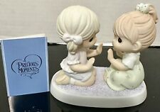 Precious Moments Figurine Having A Sister Is Always Having A Friend 2006 Retired picture