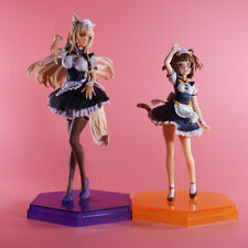 Anime Nekopara Character Maid Dress Chocola Red Bean Pvc Figure Model Toys picture