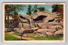 Gettysburg PA-Pennsylvania, Devil's Den, Vintage Postcard picture