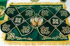 Fully embroidered Green covers set (covers, bookmark, napkin, epigonation) picture