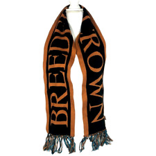 Breeders Crown Horse Racing Scarf Black Tassled Trotters Pacers Kentucky Derby picture