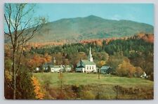 Postcard East Burke Vermont Nestles In The Shadow Of Majestic Burke Mountain picture