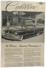 Vintage 1956 CADILLAC Coupe DeVille Car Newspaper Print Ad picture