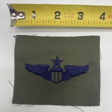 U.S. Military Senior Para Jumper Pilot Wing Badge Embroidered Cloth Subdued picture