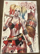 Gotham City Sirens #1- Tyler Kirkham SIGNED- Harley Sig. w/ Hearts Remark picture