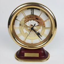 Bulova Smithsonian Great Seal United States Of America Eagle Quartz Desk Clock picture