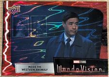 2022 Upper Deck WandaVision Red Scarlet Parallel Base Card #35 Westview Anomaly picture