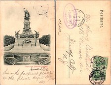 National Denkmal Monument Postcard picture