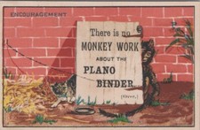 Plano Harvester Binder Light Running Illinois Monkey Work Cat Encouragement HPV3 picture